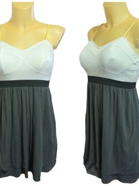 ❗$1 Bundled❗ELLE White Black Grey Yellow Spaghetti Strap Mini Dress